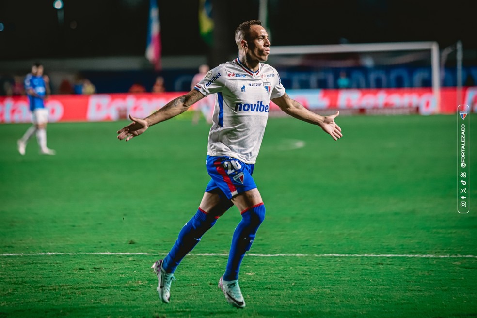 Ex-Palmeiras, Breno Lopes projeta disputa da Libertadores com o Fortaleza (Foto: Mateus Lotif/FortalezaEC)