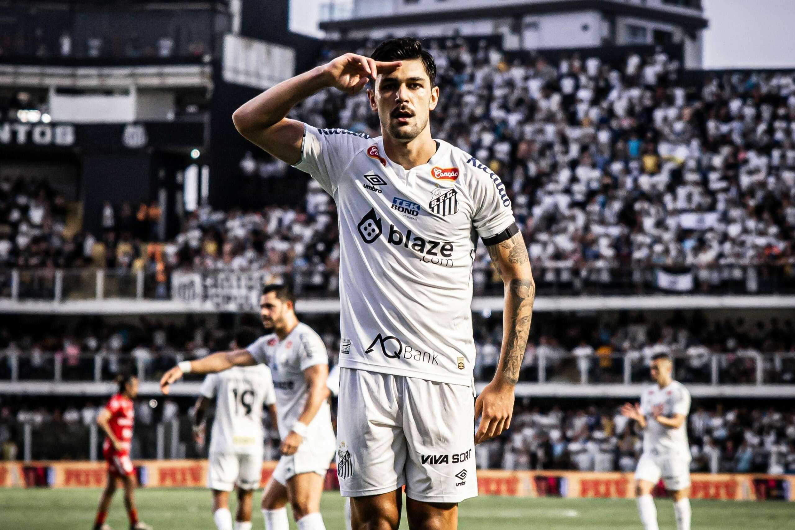 Santos 3 x 0 Vila Nova - Peixe encaminha retorno ao Brasileirão (Foto: Divulgação/Santos)