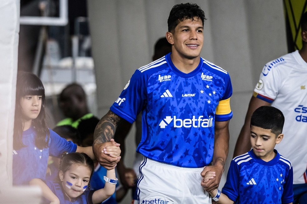 Lucas Romero completa 200 jogos com a camisa do Cruzeiro (Foto: Gustavo Aleixo/Cruzeiro)