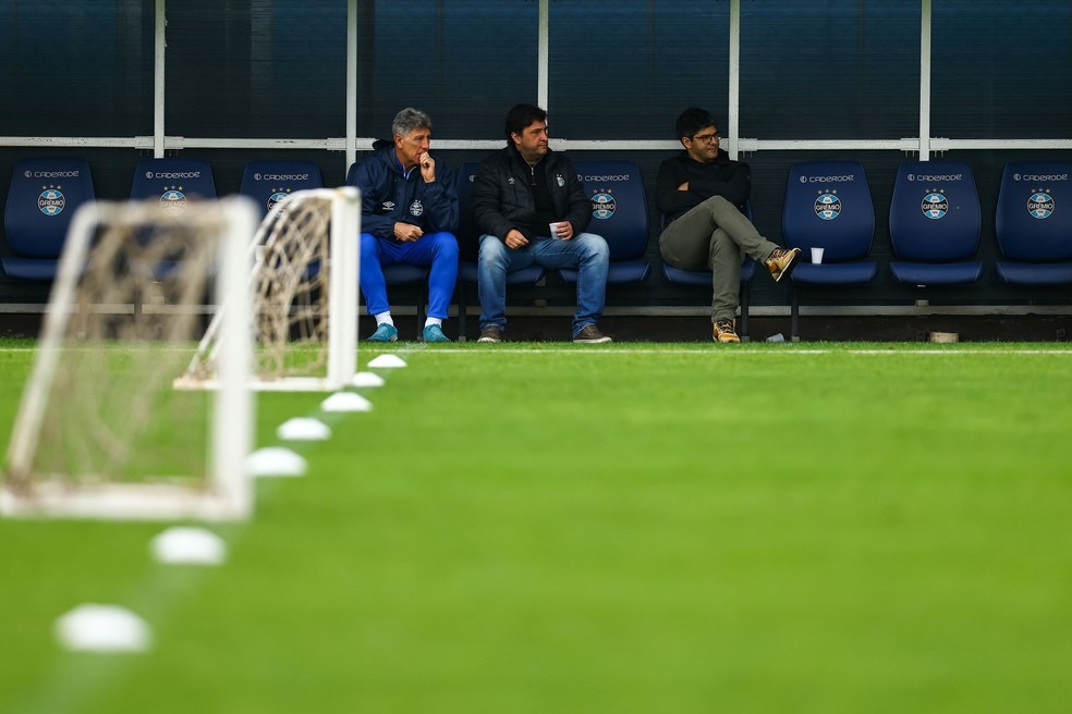 Renato dá indício de saída do Grêmio no final da temporada (Foto: Guilherme Testa/Grêmio)