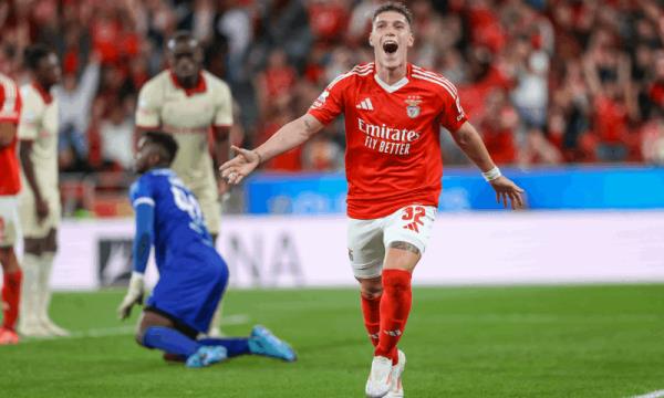 Rollheiser em ação pelo Benfica