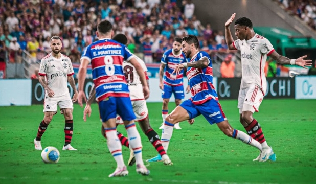 Fortaleza e Flamengo ficaram no zero na Arena Castelão