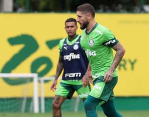 Palmeiras volta a treinar após derrota no dérbi e mira reação contra o Grêmio