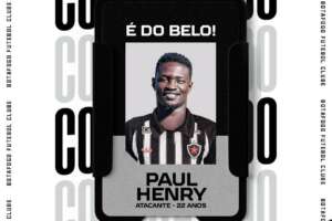 Botafogo-PB contrata atacante camaronês Paul Henry