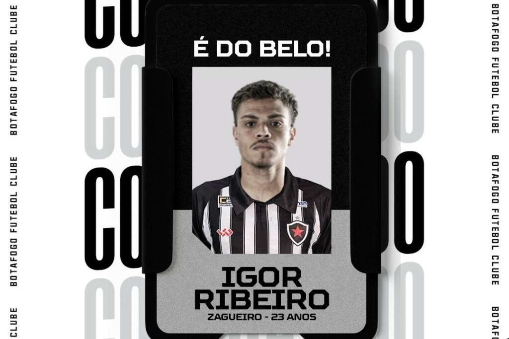 Botafogo-PB fecha contratação do zagueiro Igor Ribeiro (Foto: Divulgação-Botafogo-PB)