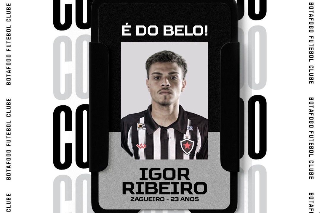 Botafogo-PB fecha contratação do zagueiro Igor Ribeiro (Foto: Divulgação-Botafogo-PB)