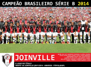 Joinville celebra dez anos do título da Série B 2014