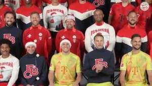Estrelas do Bayern de Munique em coral natalino. Veja !