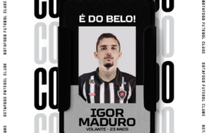 Botafogo-PB acerta empréstimo de volante do Velo Clube