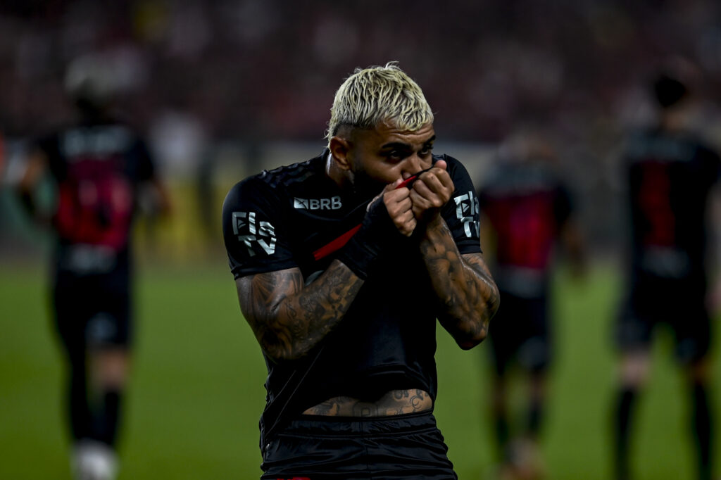 Gabigol em ação pelo Flamengo