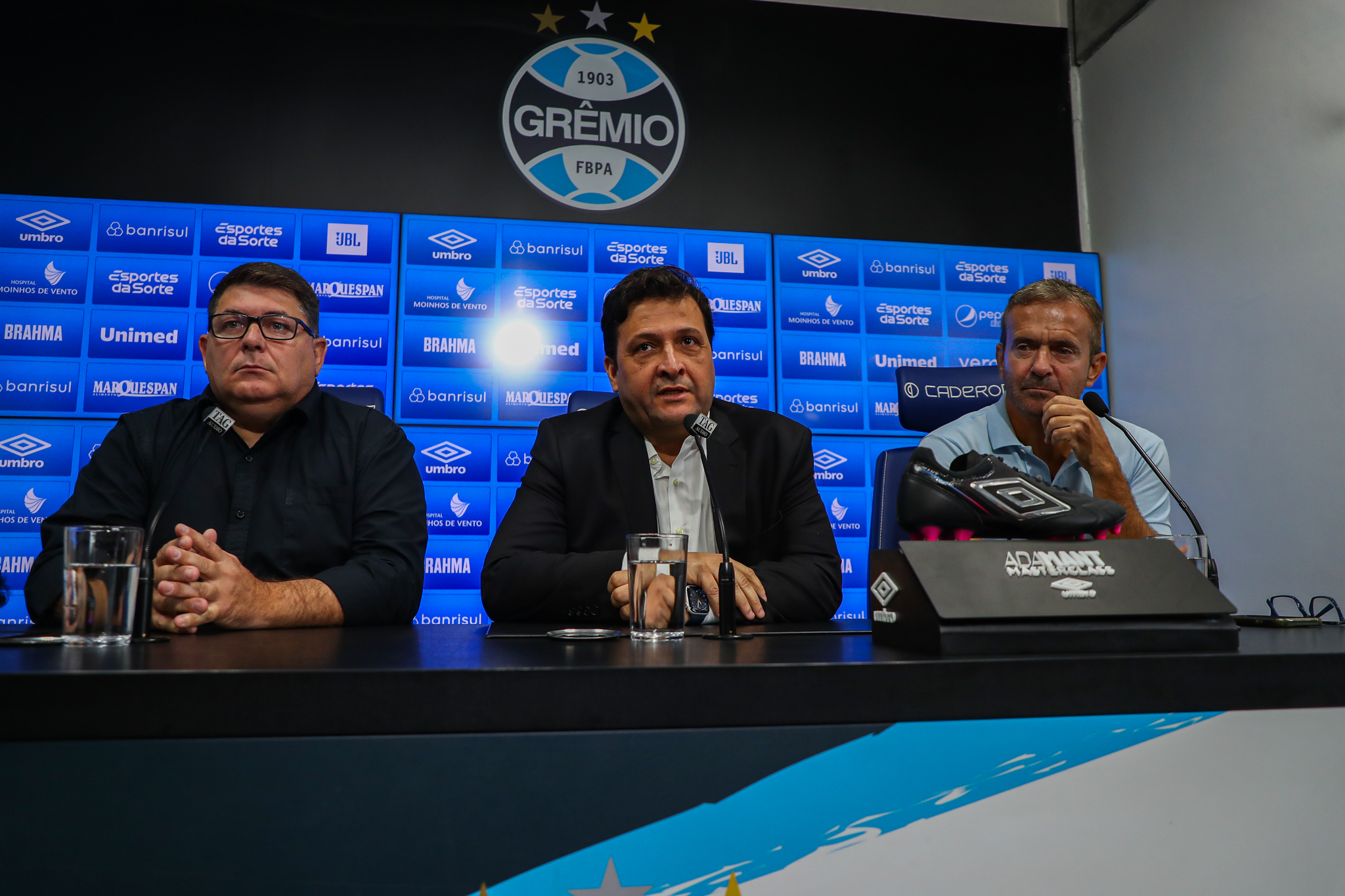 Grêmio apresenta novos vice-presidente e diretor de futebol