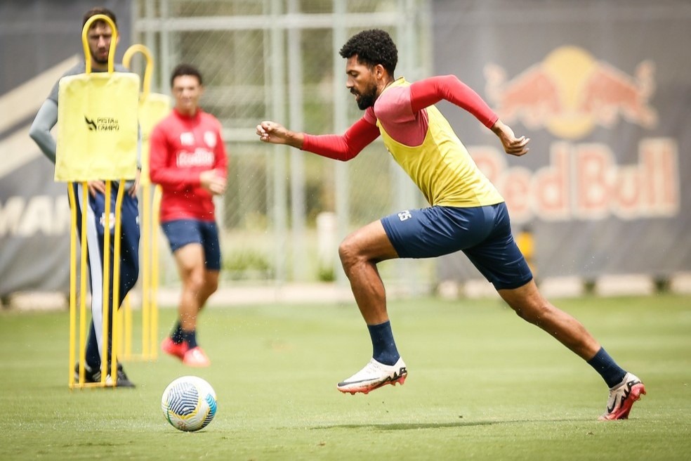 Bragantino treina pela última vez antes de decisão contra o Athletico-PR (Foto: Ari Ferreira/Red Bull Bragantino)