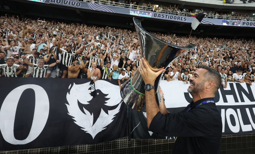 Arthur Jorge, técnico do Botafogo. Foto: Vitor Silva / Botafogo