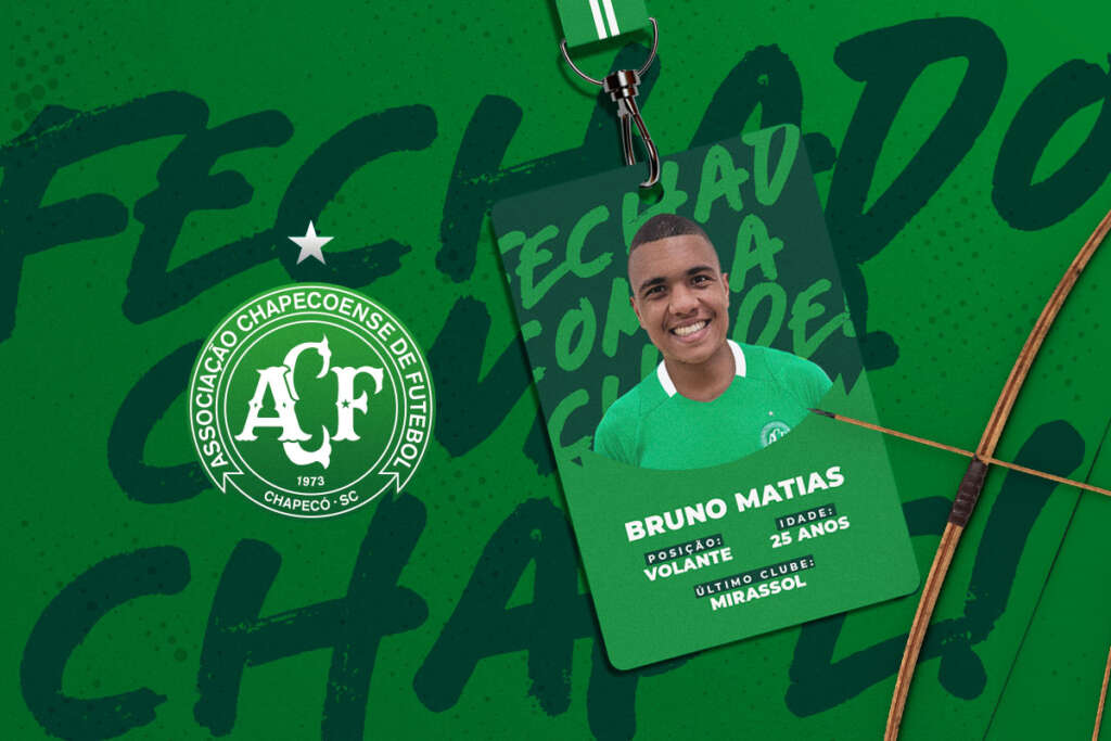 Chapecoense fecha com volante que conquistou o acesso com Mirassol