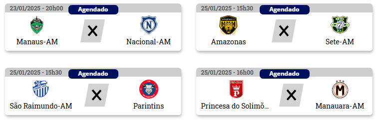 Amazonense: FAF divulga tabela do primeiro turno. Confira! 2 image 245