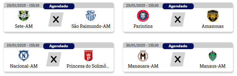 Amazonense: FAF divulga tabela do primeiro turno. Confira! 3 image 246