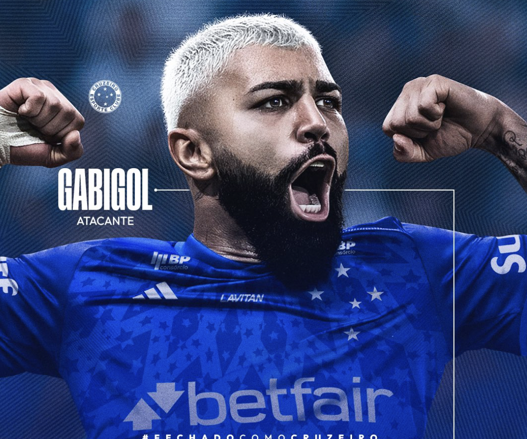 Gabigol chega ao Cruzeiro dizendo viver seu ‘melhor momento dentro e fora de campo’