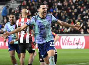 Jesus e Martinelli marcam, Arsenal vira sobre o Brentford e é 2º lugar do Inglês