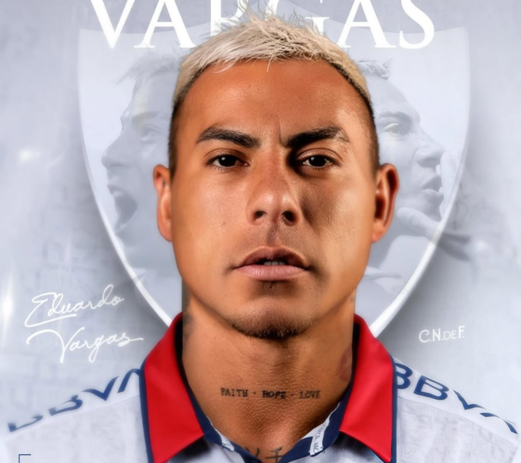 Após deixar Atlético-MG, Vargas é anunciado pelo Nacional-URU