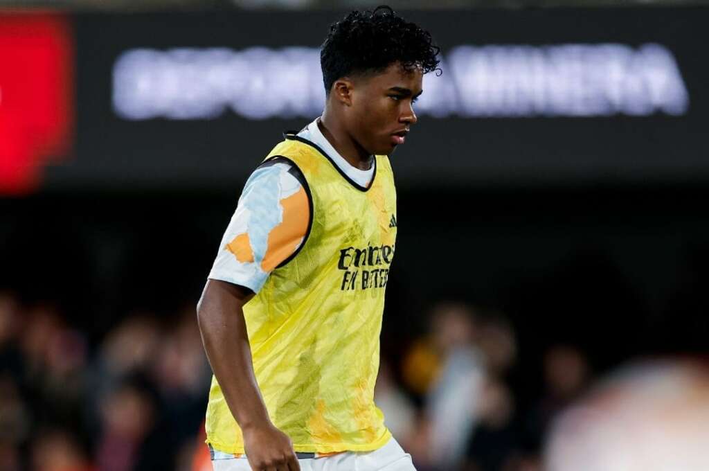 Endrick passa em branco em goleada do Real Madrid