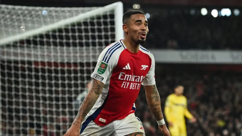 Gabriel Jesus pode desfalcar o Arsenal por longo período