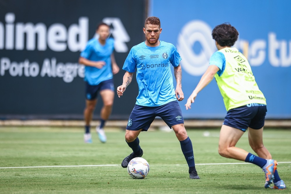 Gaúcho: Grêmio pode ter novidade para próxima partida (Foto: Lucas Uebel/Divulgação Grêmio)