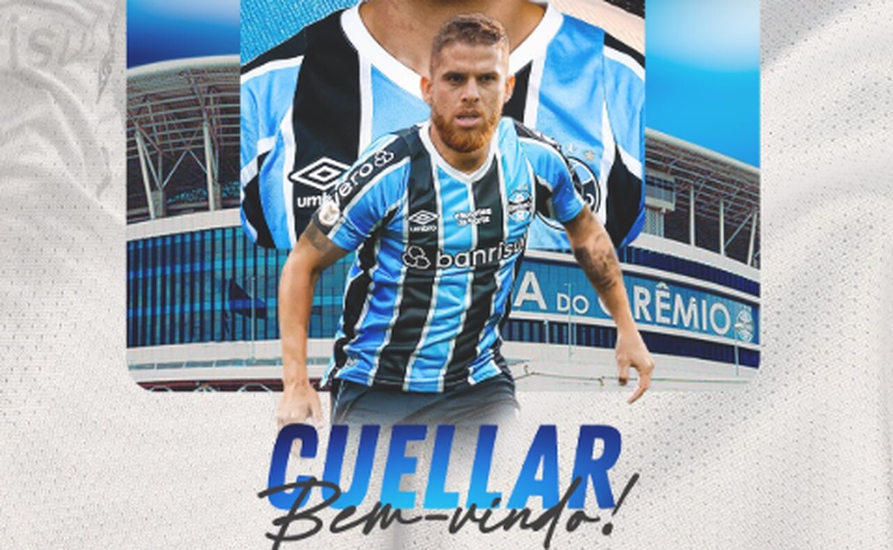 Gremio anuncia a contratacao de Cuellar