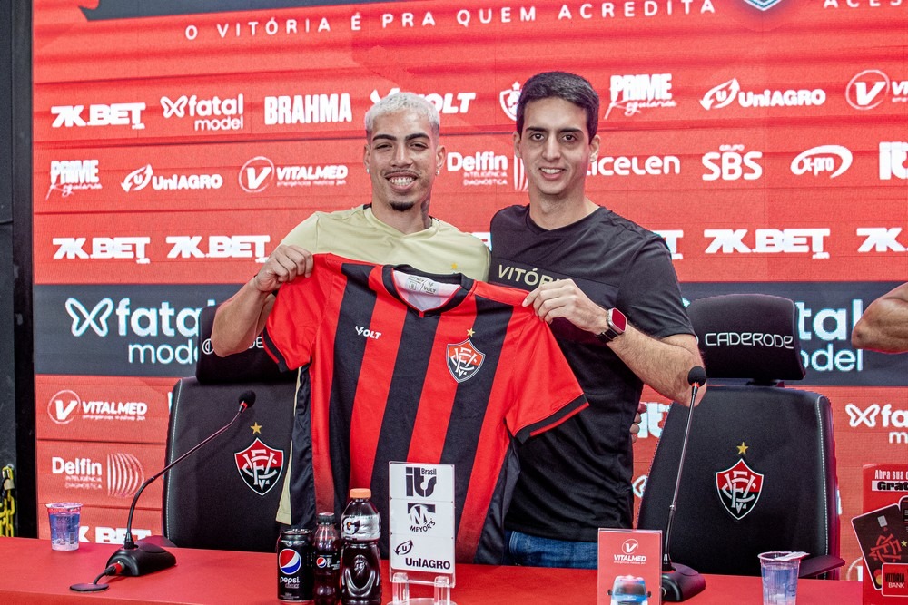 Contratado pelo Vitória, Hugo projeta grande temporada e destaca concorrência (Foto: Victor Ferreira / EC Vitória)