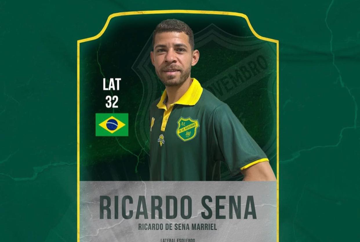 Lateral-esquerdo Ricardo Sena é um dos 5 atletas inscritos pelo XV de Jaú