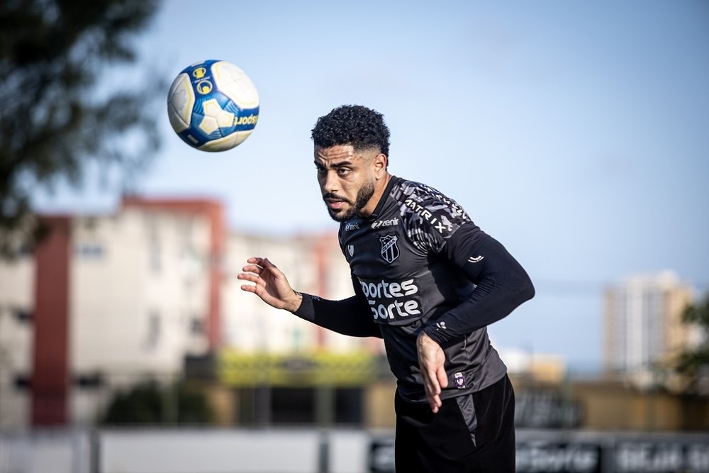 Ceará fica perto de fechar contratação de Matheus Bahia (Foto: Gabriel Silva/Ceará SC)