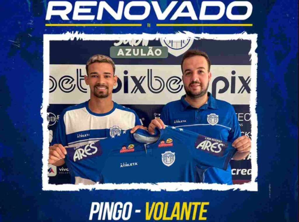 Paulistão Série A3: Monte Azul renova contrato do volante Pingo