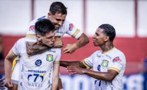 Nacional 1 x 2 São Caetano - Com gol no último lance, Azulão vence no Paulistão Série A4