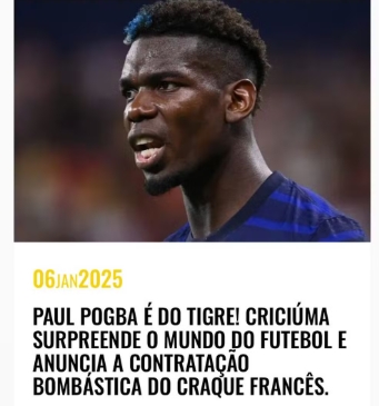 Pogba no Criciúma?