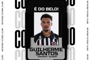 Botafogo-PB fecha contratação do atacante Guilherme Santos