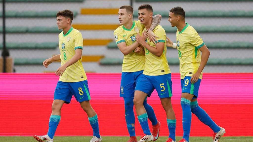 Brasil brilha pelo alto, supera Equador e avança ao hexagonal do Sul-Americano sub-20