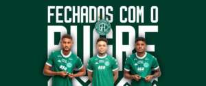 Guarani anuncia zagueiro ex-Botafogo-SP e dupla de atacantes