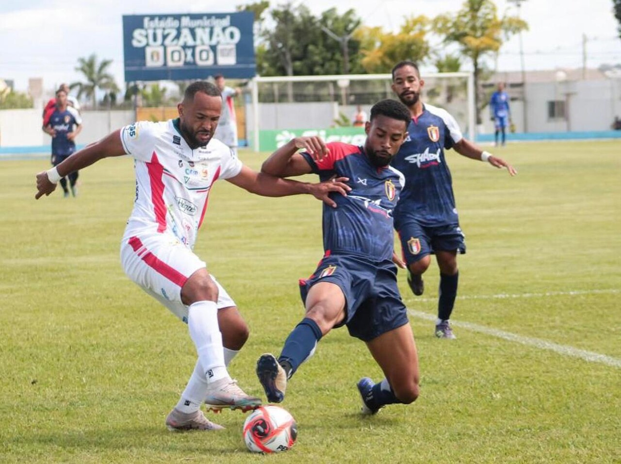 Duelo entre União Suzano e União São João terminou em 1 a 1 (Foto: Divulgação / Suzano)