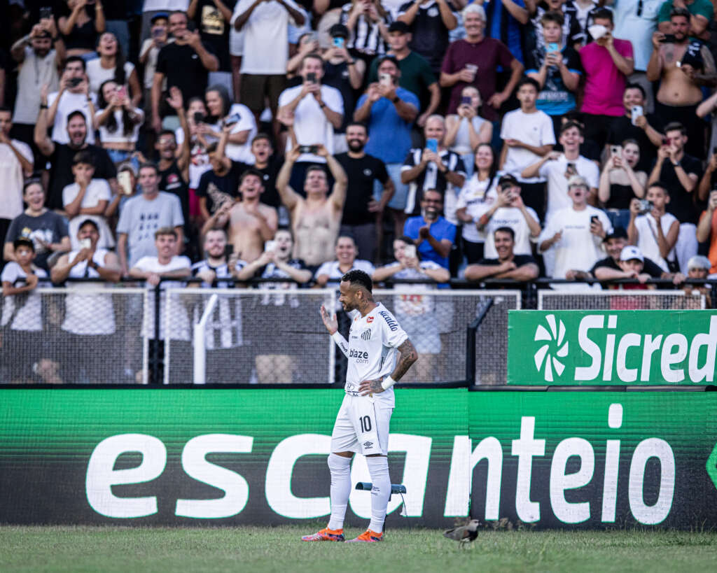 Neymar após classificação do Santos no Paulistão: “Nosso time vem jogando cada vez melhor”