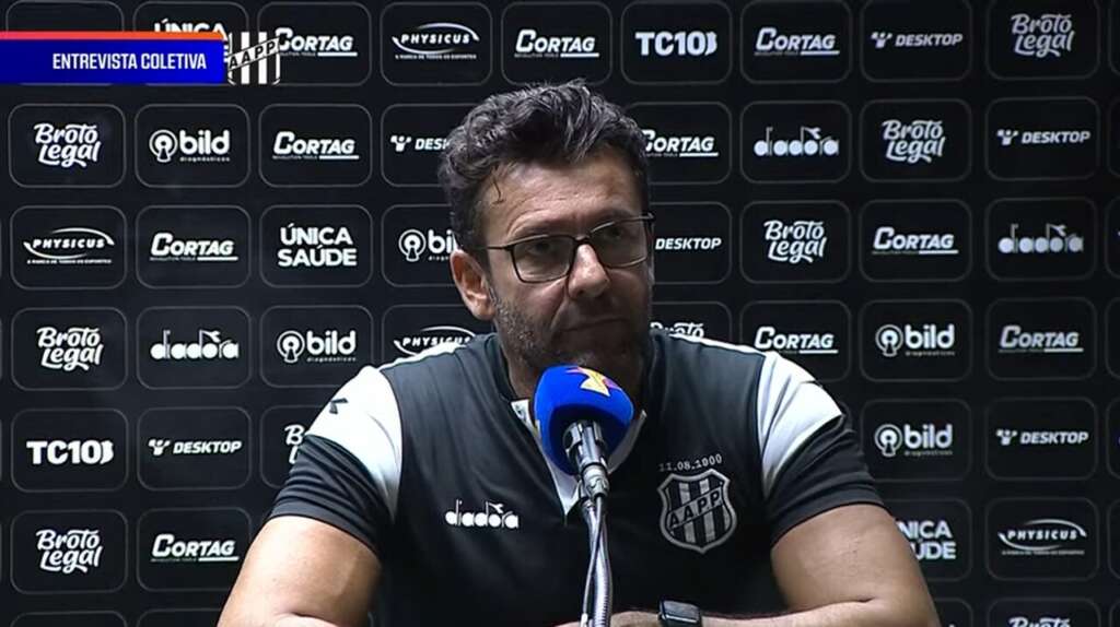 Paulistão: Alberto Valentim explica mudanças e valoriza vitória da Ponte Preta em Bauru