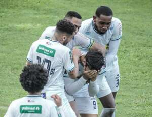 Atacante do São Bento celebra gol e fim da má fase no Paulistão Série A2