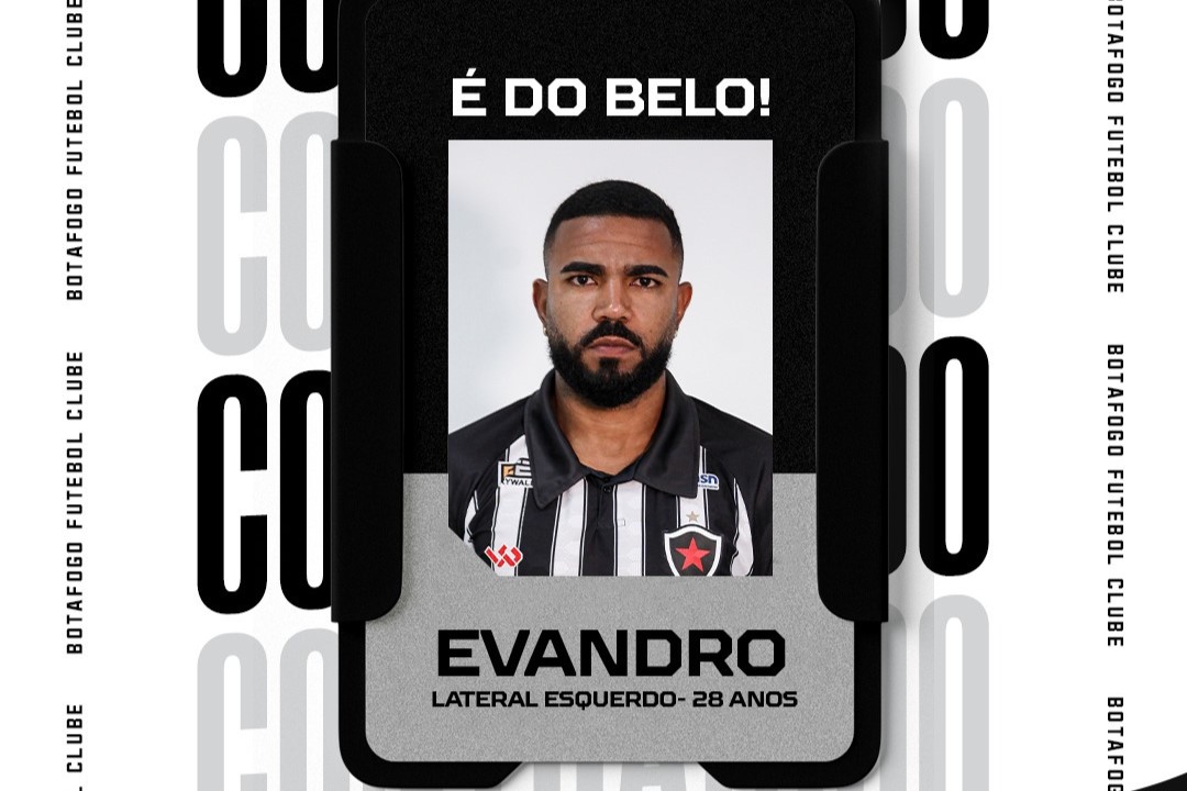 Botafogo-PB confirma retorno do lateral-esquerdo Evandro (Foto: Divulgação)