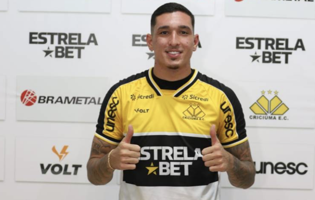 Criciúma pode ter desfalque do volante Paulo Vitor para clássico com Avaí
