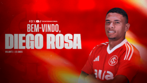 Inter anuncia contratação do volante Diego Rosa para a vaga de Thiago Maia, a caminho do Santos