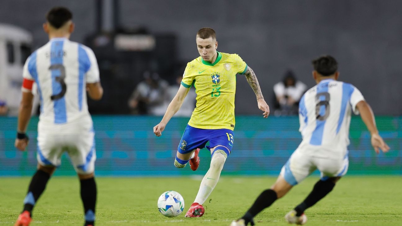 Joia do Grêmio provoca argentinos após título do sul-americano sub-20 (Foto: Rafael Ribeiro/CBF)