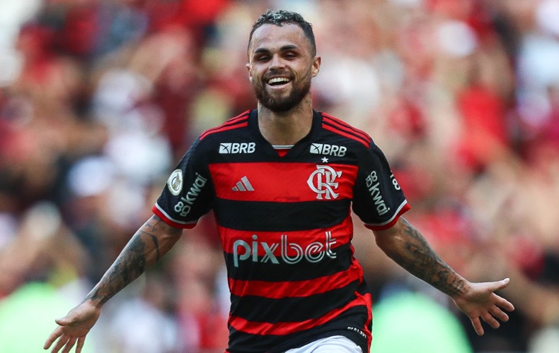 Michael tem lesão muscular e pode desfalcar Flamengo nas semifinais (Foto: Gilvan de Souza / CRF)