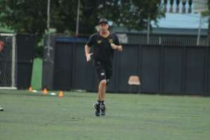 Sandro Sargentim celebra estreia com vitória pelo EC São Bernardo na A3