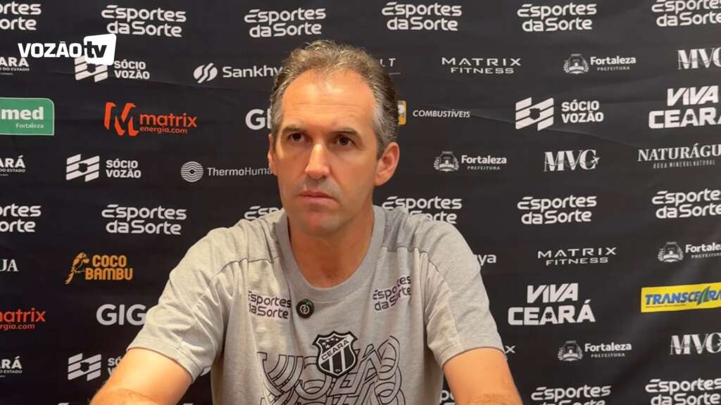Léo Condé comemora classificação do Ceará e projeta futuro do time (Foto: Reprodução/TV Vozão Ceará)