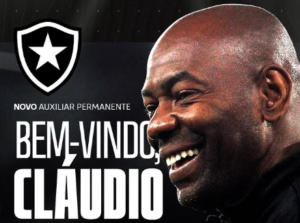 Botafogo confirma retorno de Cláudio Caçapa como técnico interino