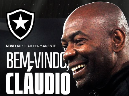 Botafogo confirma retorno de Cláudio Caçapa como técnico interino