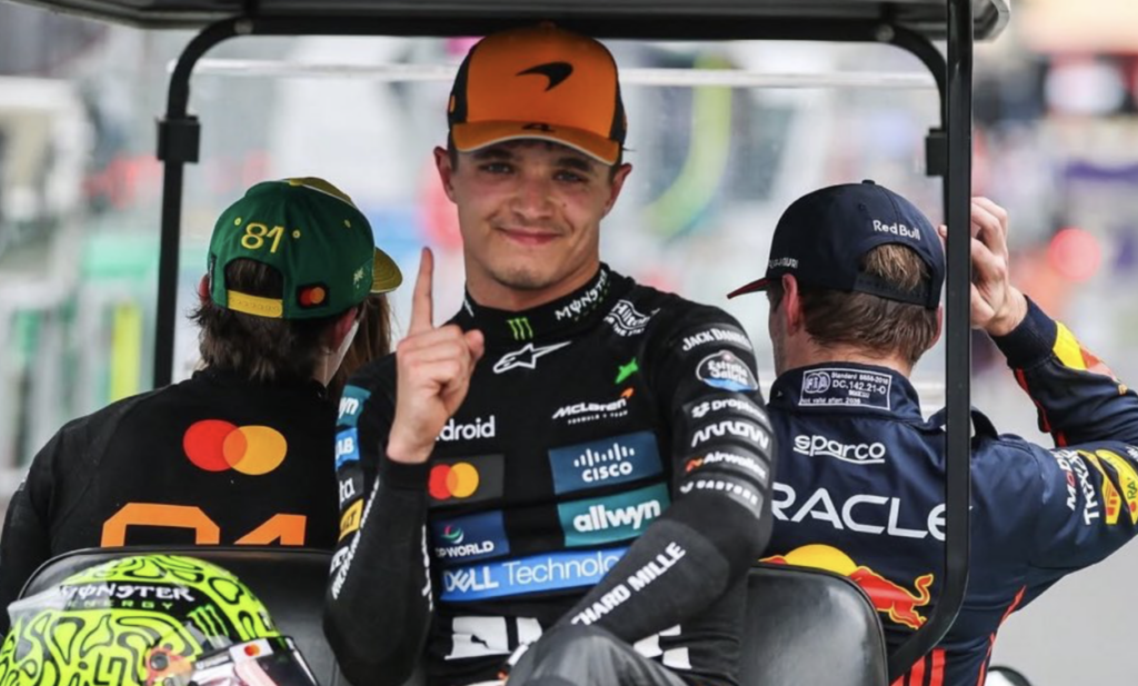 F-1: Norris larga na frente no GP da Austrália; Hamilton sai em 8º